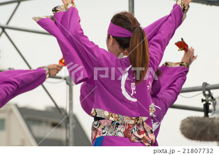 土佐の夏　よさこい祭りは楽しい　よさこい２０１５　前夜祭　高知中央公園 21807732