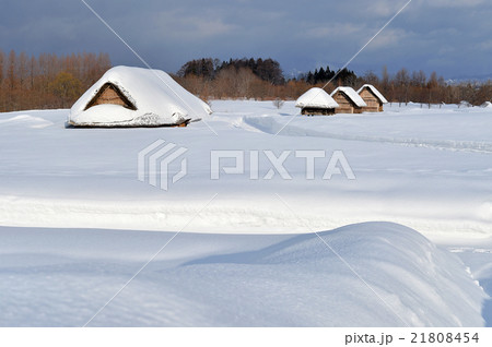 雪原の三内丸山遺跡 21808454