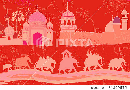 Indian decor with elephants 21809656