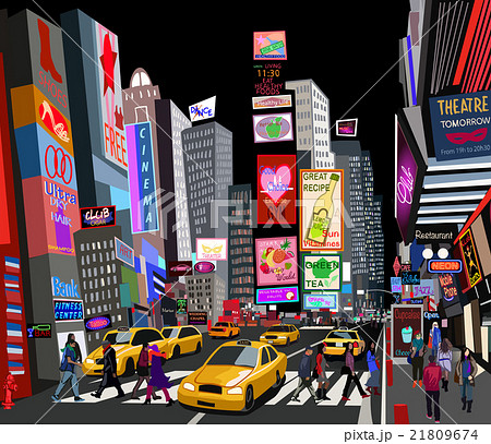 street in New York city street in New York city 21809674
