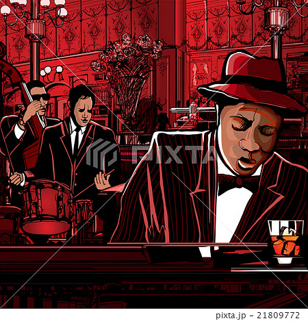 piano-Jazz band in a restaurant 21809772