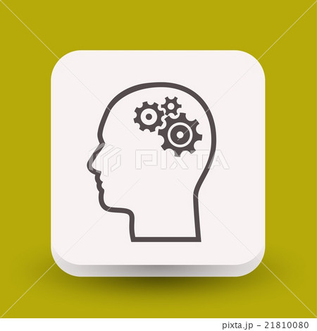 Pictograph of gear in head 21810080
