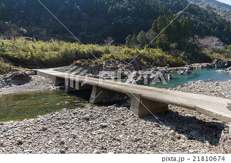 高知県四万十町　木屋ヶ内沈下橋 21810674