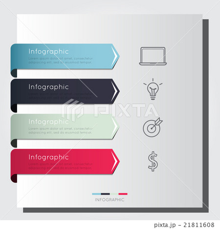 Modern infographic for business project Modern infographic for business project 21811608