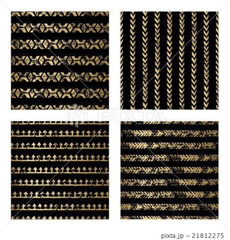 Black and Gold Seamless Pattern 21812275