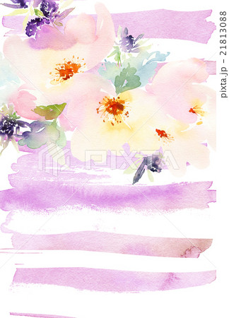 Greeting card with flowers 21813088