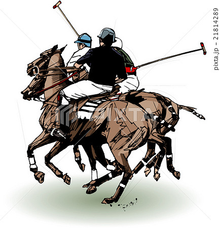polo players (hand drawing) 21814289