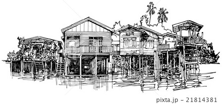 typical house in Bangkok 21814381