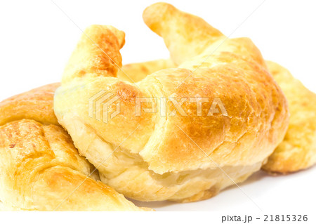 Fresh croissant isolated on white Fresh croissant isolated on white 21815326