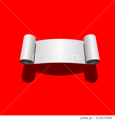 Roll of Blank White Paper. Vector Illustration 21815686