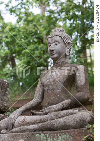 buddha statue in wat umong, chiang mai 21818474