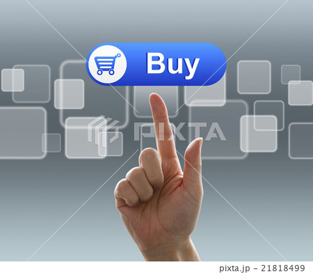 ボタンを押す手(買う) ボタンを押す手(買う) 21818499
