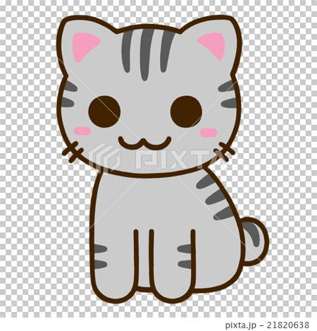 動物 猫 サバトラ猫 21820638