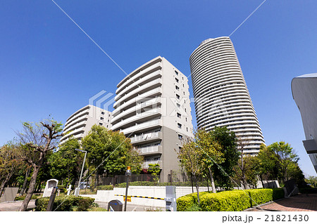 名古屋都市風景　超高層マンション　ザ・シーン城北　アストロタワー 21821430