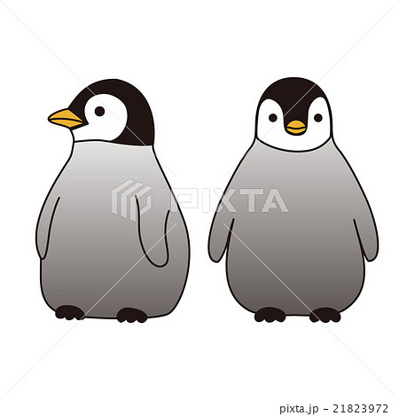 子供のペンギンのイラスト素材