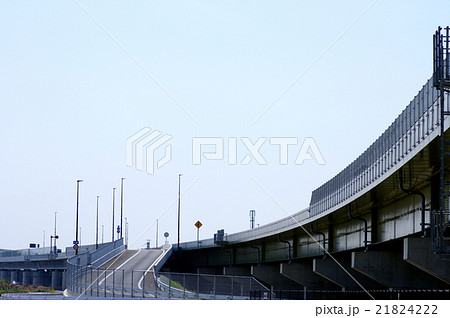 圏央道 菖蒲pa 内回り出口 Dの写真素材