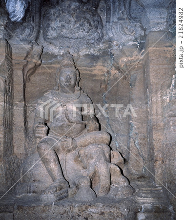 エローラ石窟寺院第32窟石像 エローラ石窟寺院第32窟石像 21824982