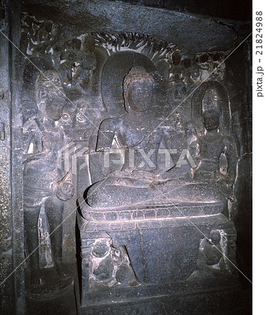 エローラ石窟寺院石像 21824988