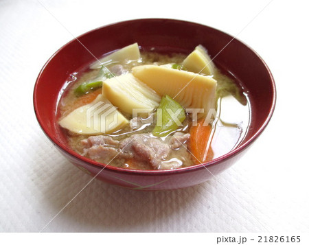 たけのこのお味噌汁 21826165