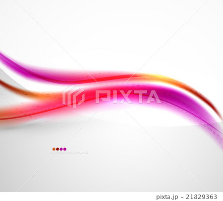 Bright color wave with blur and glowing effects 21829363