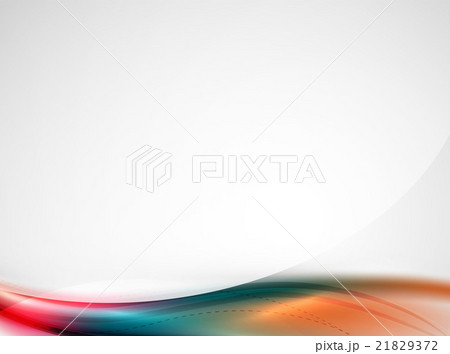 Rainbow color glossy silk elegant wave 21829372