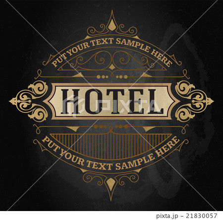 Retro card with floral details Retro card with floral details 21830057
