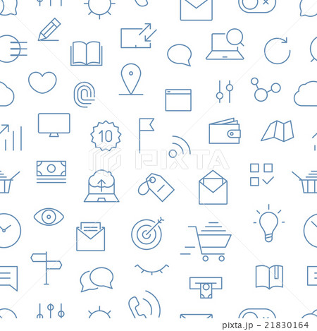 Modern gadgets pictograms seamless background 21830164