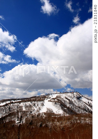 ネオパラ山から見る早春の手稲山 21831840