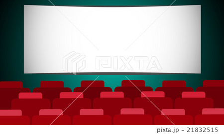 Empty Cinema Hall Screen With Copy Space  21832515