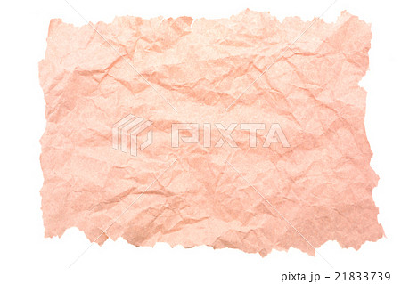 四角にちぎった皺くちゃの紙 21833739