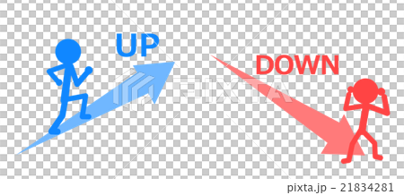 illustration, UP, DOWN 21834281