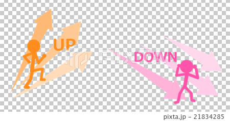 illustration, UP, DOWN 21834285