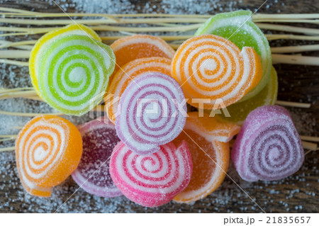 Jelly sweet, flavor fruit, candy dessert colorful. Jelly sweet, flavor fruit, candy dessert colorful. 21835657