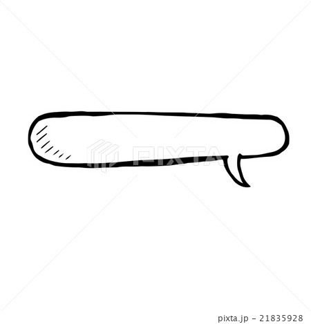 Vector hand drawn doodle of a speech bubble 21835928