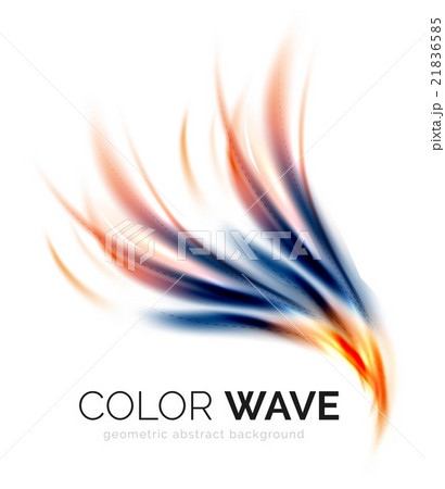 Glossy wave isolated on white background Glossy wave isolated on white background 21836585
