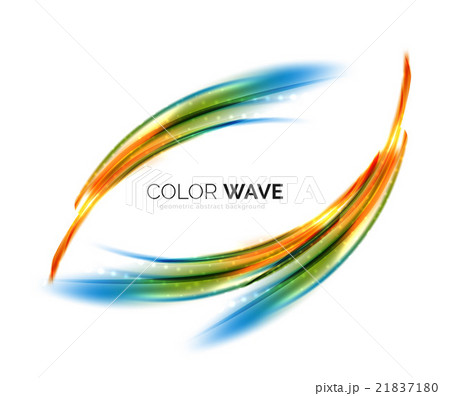 Blurred vector wave design elements Blurred vector wave design elements 21837180