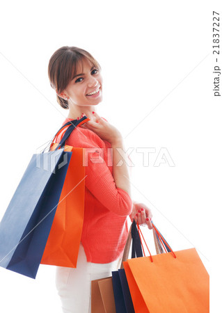 Woman with shopping bags 21837227