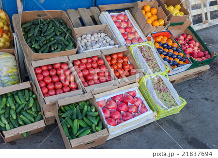 Fresh organic fruits and vegetables for sale Fresh organic fruits and vegetables for sale 21837694