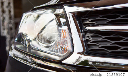 Car headlights. Exterior detail. 21839107