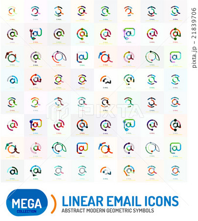 Mega set of email logos Mega set of email logos 21839706