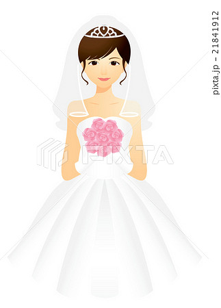 花嫁のイラスト素材 21841912 Pixta