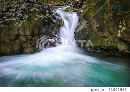 日本の滝　河津七滝　カニ滝 21842946