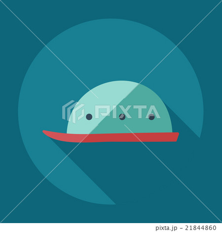 Flat modern design with shadow icons hard hat Flat modern design with shadow icons hard hat 21844860