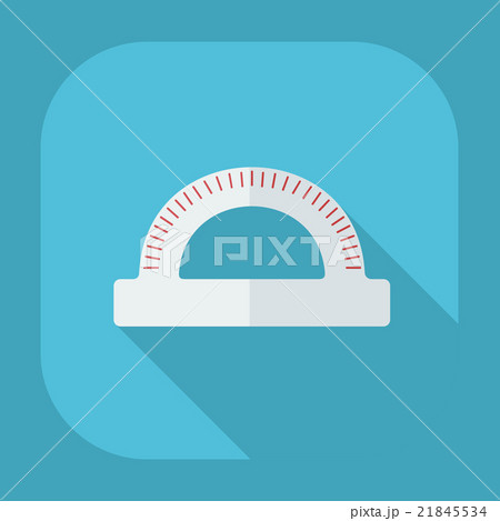 Flat modern design with shadow  Icon straightedge 21845534