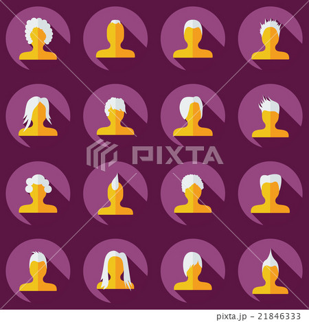 Flat modern design with shadow Man silhouette 21846333