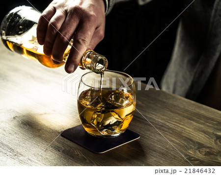 Drinking whiskey at night 21846432