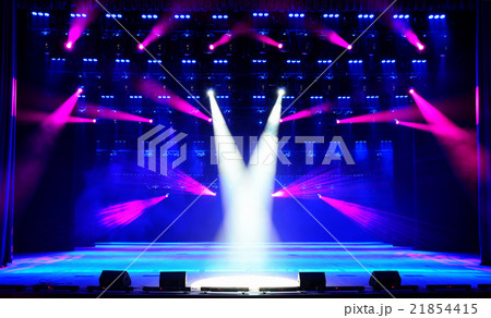 Illuminated concert stage 21854415