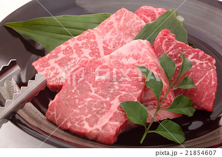 牛肉 神戸牛 ロース 焼肉 和牛の写真素材