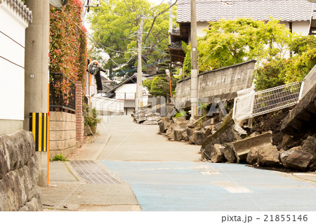 平成28年熊本地震 道路６ 21855146