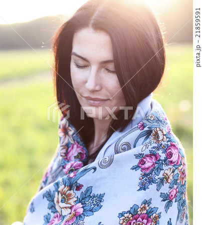 Beautiful girl dress summer resting enjoying idea Beautiful girl dress summer resting enjoying idea 21859591